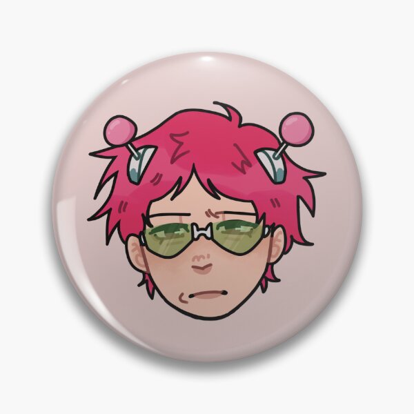 Item preview, saiki k annoyed face designed and sold by noridrawsthings.