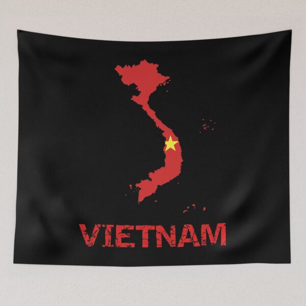 Item preview, Vietnam Map + Registration (Red) 	 designed and sold by lssnqturvz26.