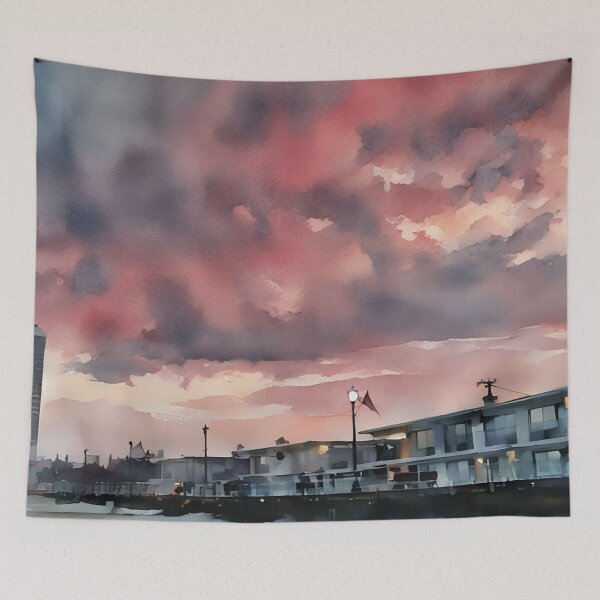 Item preview, Condos and Clouds designed and sold by RCWatercolours.