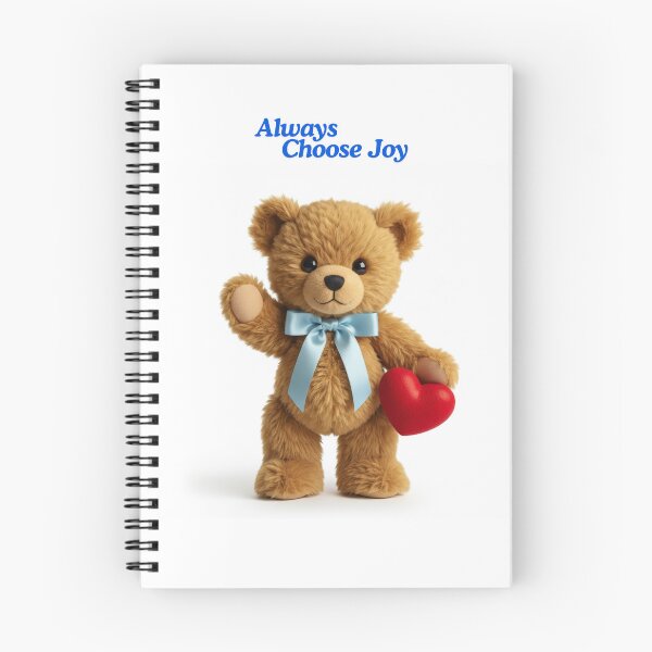 Item preview, Cute Realistic Teddy Bear T-Shirt | 'Always Choose Joy' Inspirational Plushie Design designed and sold by IzAnimefanshop.