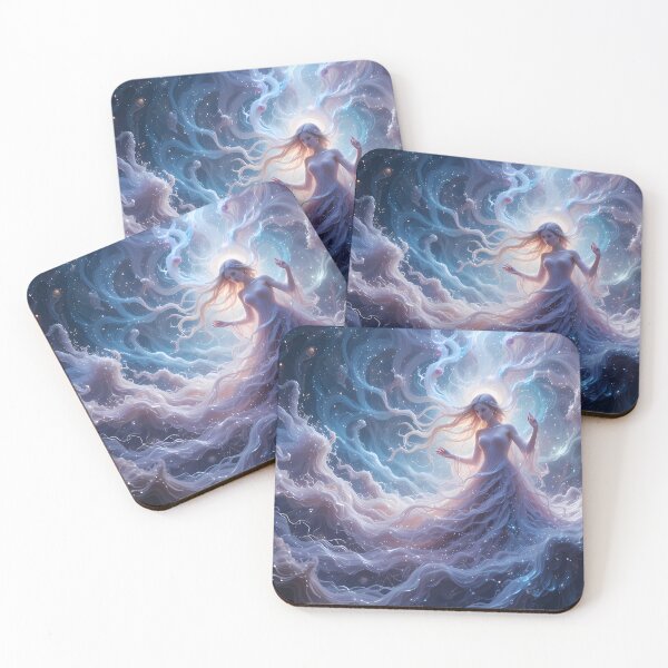 Item preview, Ethereal Cosmic Scenes Surreal Artistry Elements Art  designed and sold by ART ATTACK ZONE.