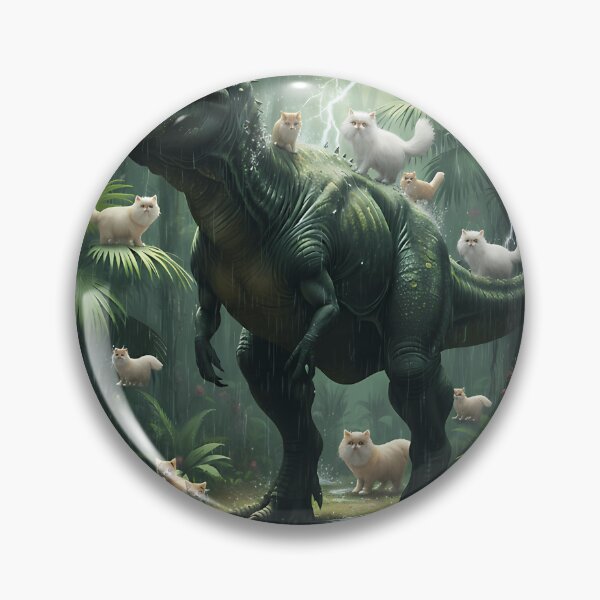 Item preview, T-Rex With Cat Crew designed and sold by RikuKiskonen.