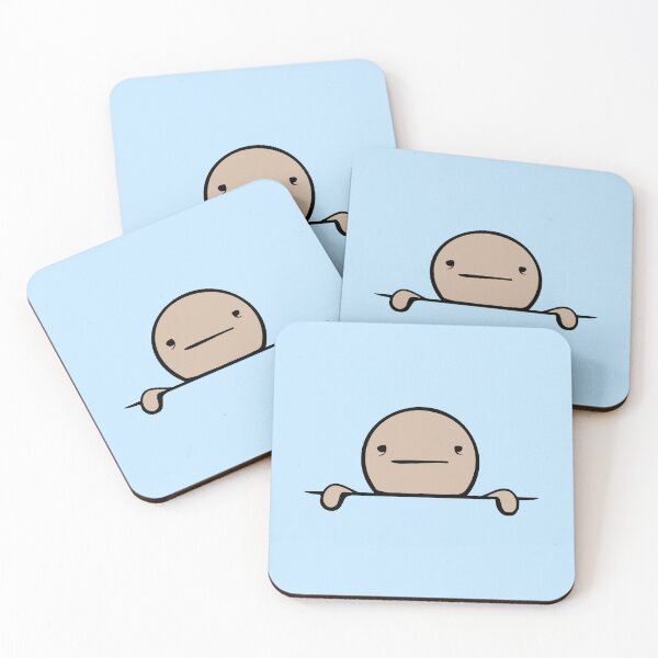 Item preview, Tired Guy Behind Fence in Bag Sleepy Exhausted Sad designed and sold by shirt-o-mat.