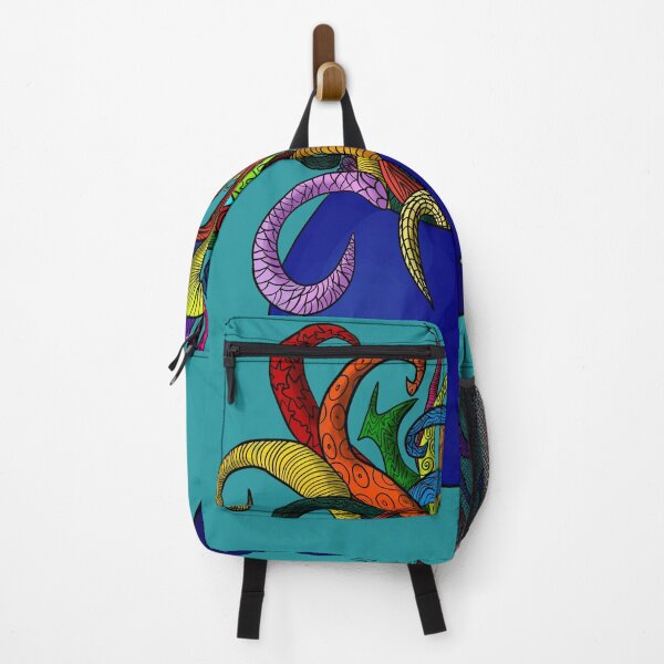 Item preview, Colorful Tentacle Pot – Abstract Psychedelic Art designed and sold by creativevandal.