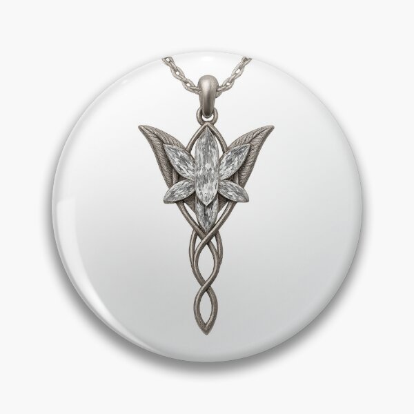Item preview, Hanging Evenstar Necklace designed and sold by The Painted Topaz.