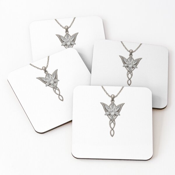 Item preview, Hanging Evenstar Necklace designed and sold by The Painted Topaz.