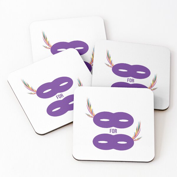Item preview, Mask for Mask Funny Gay Dating Pun in Purple designed and sold by RyanGDesign.