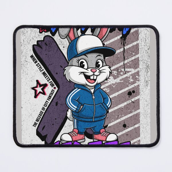 Item preview, Funny Bunny Street Style designed and sold by Golden_Glory_Design.