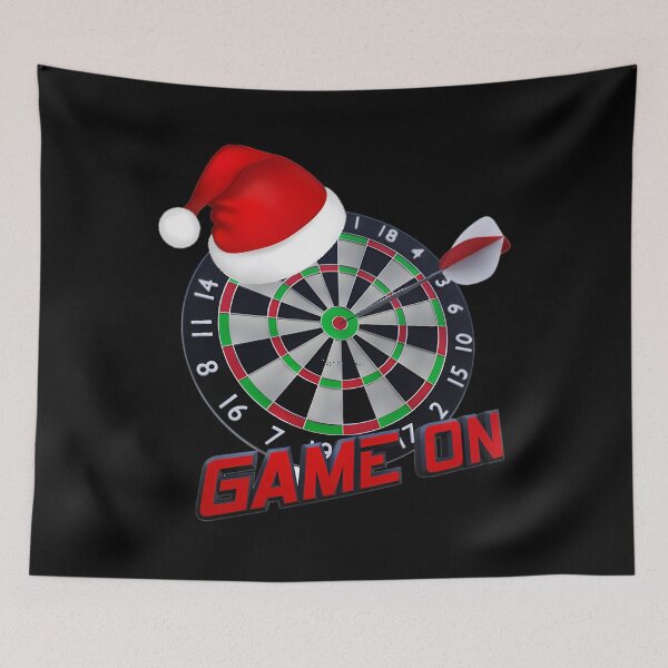 Item preview, Dartboard With Santa Hat  	 designed and sold by gvlftqees68.