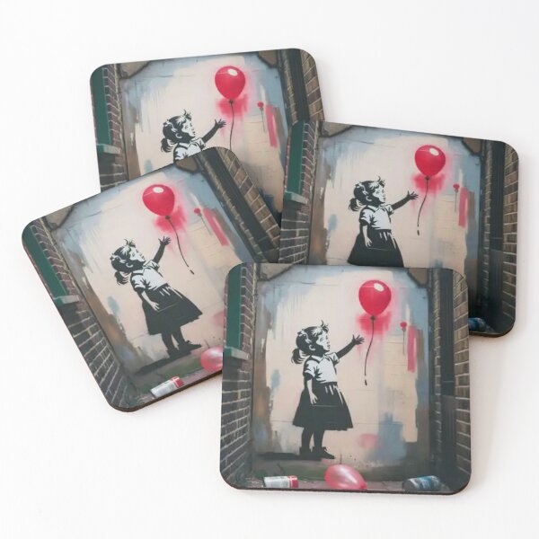 Item preview, Banksy girl ballon vintage designed and sold by martin max.