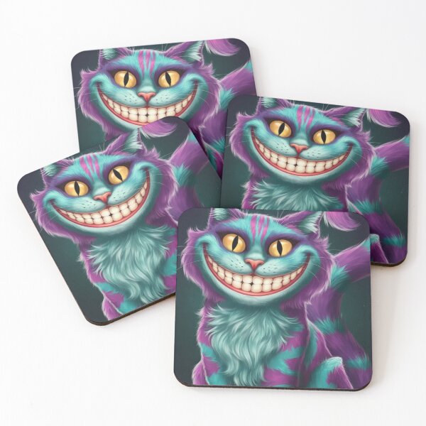 Item preview, Grinning Fantasy Cat Illustration designed and sold by PatiMood.