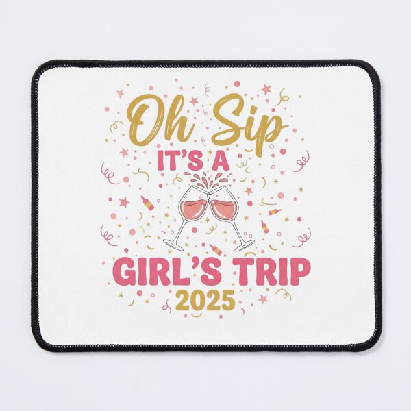 Item preview, Oh Sip It’s a Girl’s Trip 2025 Funny Girls Women Vacation 2025 designed and sold by LuxeGraphix.