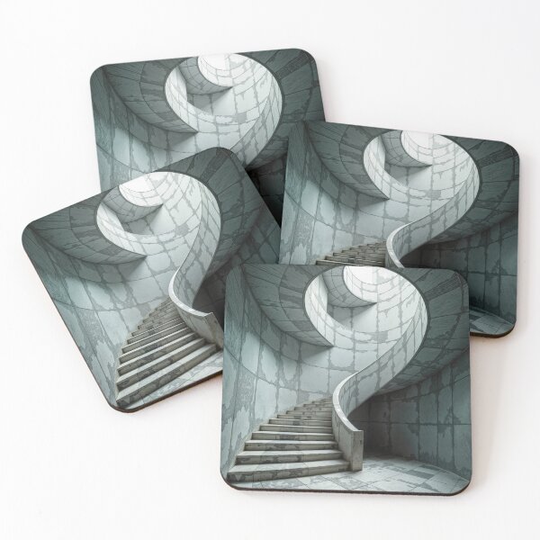 Item preview, Contemporary Spiral Staircase With Marble Walls designed and sold by Maria Dryfhout.