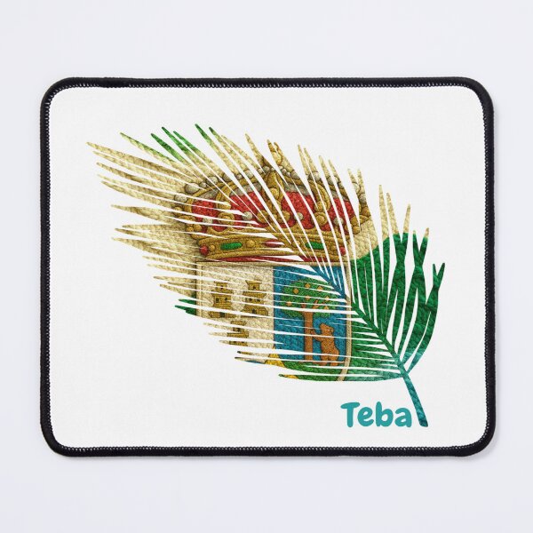 Item preview, Abstract Flag of Teba – Feather Shape Design designed and sold by ArteJorge48.