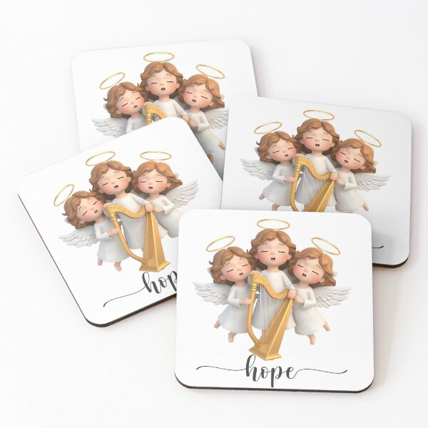 Item preview, Hope | Singing Angels with Harp Christian Design designed and sold by Melitur.