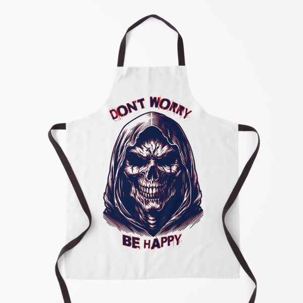 Item preview, Don’t Worry, Be Happy – Grim Reaper Edition designed and sold by Sinister prints.