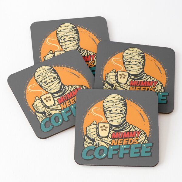 Item preview, Mummy Needs Coffee – Funny Halloween Coffee Lover Design designed and sold by TestudoDesign.
