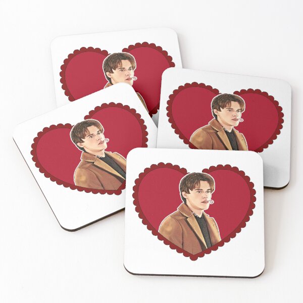 Item preview, Conrad Candy Cane Fisher Red Love heart designed and sold by baranskini.