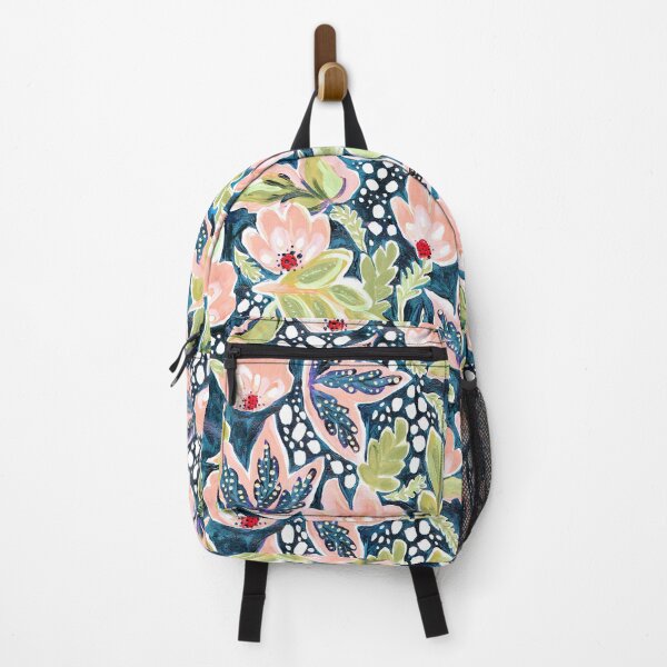 Item preview, Flowing florals abstract pattern design Salmon and Sage green designed and sold by Crimson-thyme.