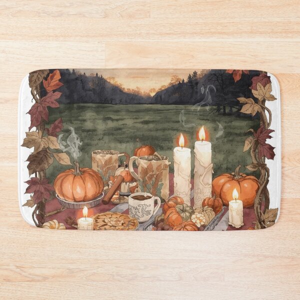Item preview, Autumn Feast – Cottagecore Pumpkin & Spice designed and sold by Deezyned.