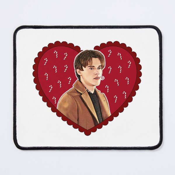 Item preview, Conrad Candy Cane Fisher Red Love heart designed and sold by baranskini.