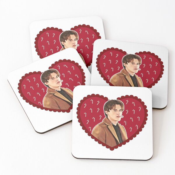 Item preview, Conrad Candy Cane Fisher Red Love heart designed and sold by baranskini.