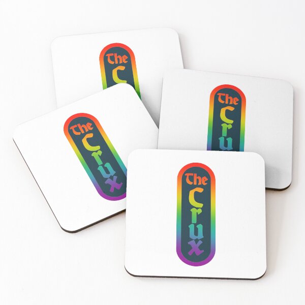 Item preview, the crux djo logo rainbow designed and sold by rilesweir.