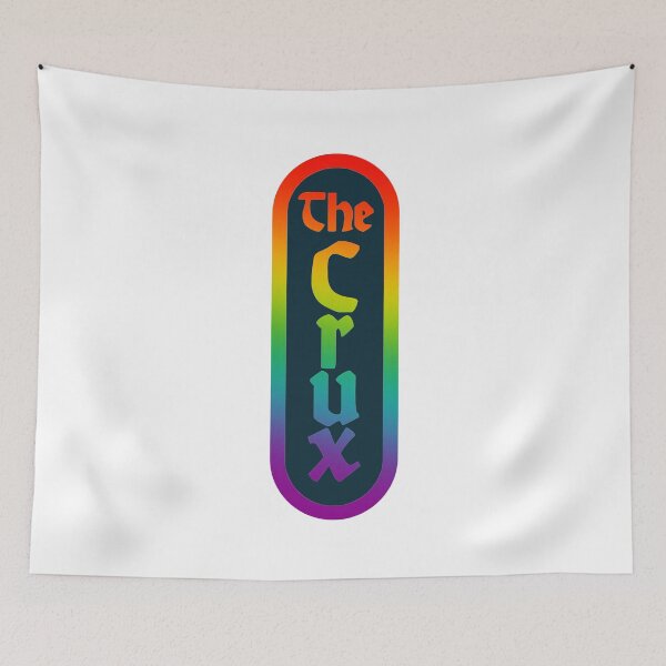Item preview, the crux djo logo rainbow designed and sold by rilesweir.