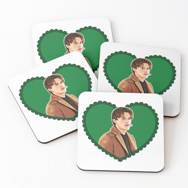 Item preview, Conrad Candy Cane Fisher Green Love heart designed and sold by baranskini.