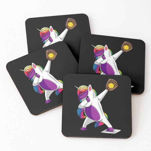 Item preview, Dabbing Unicorn Softball 	 Softball Dab Softball 	 Cute Softball Unicorn 	 	 designed and sold by suxjocywyzp76.