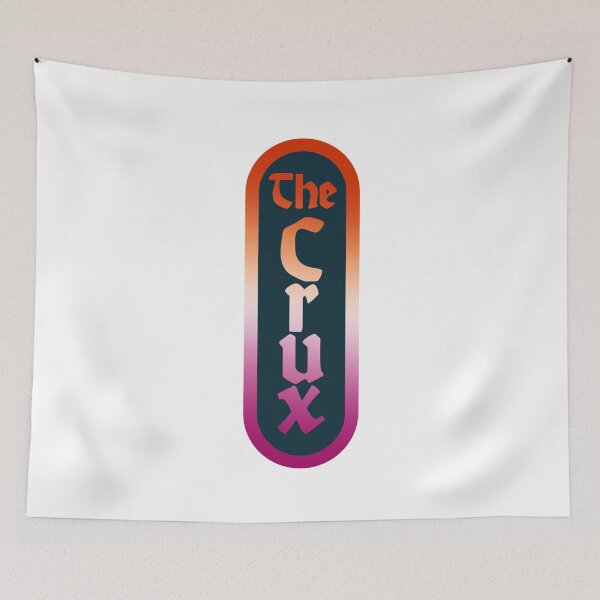 Item preview, the crux djo logo lesbian flag colors designed and sold by rilesweir.