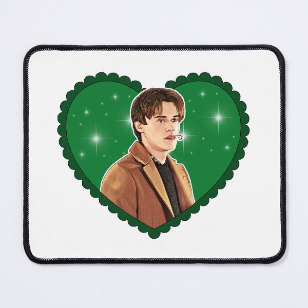 Item preview, Conrad Candy Cane Fisher Green Love heart designed and sold by baranskini.