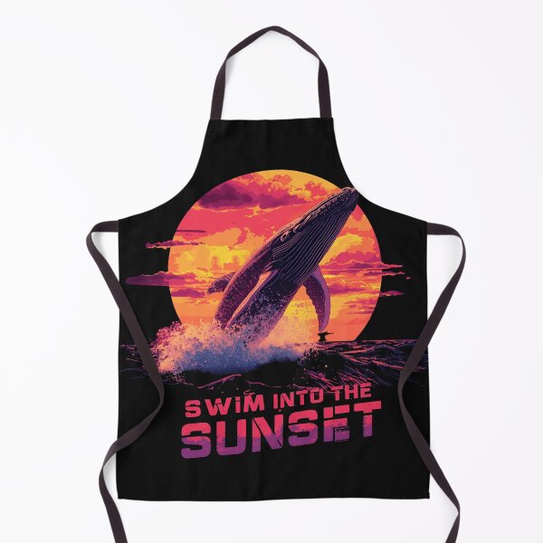 Item preview, Swim into the Sunset – Whale in the Sunset designed and sold by ParaSiempreS.