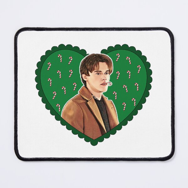 Item preview, Conrad Candy Cane Fisher Green Love heart designed and sold by baranskini.