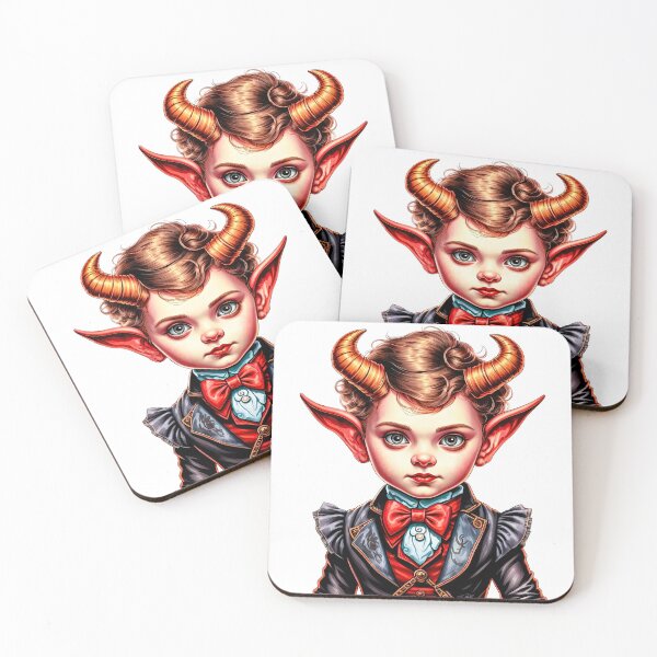 Item preview, Charming Little Demon Gent in Victorian Attire designed and sold by LanaGustavsson.