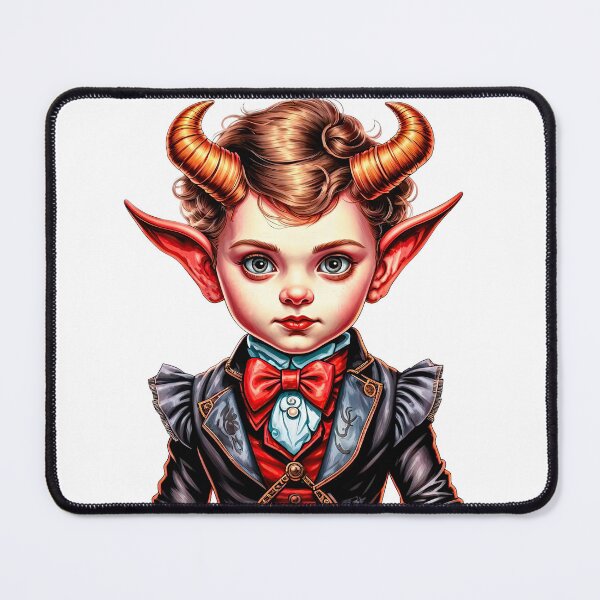 Item preview, Charming Little Demon Gent in Victorian Attire designed and sold by LanaGustavsson.