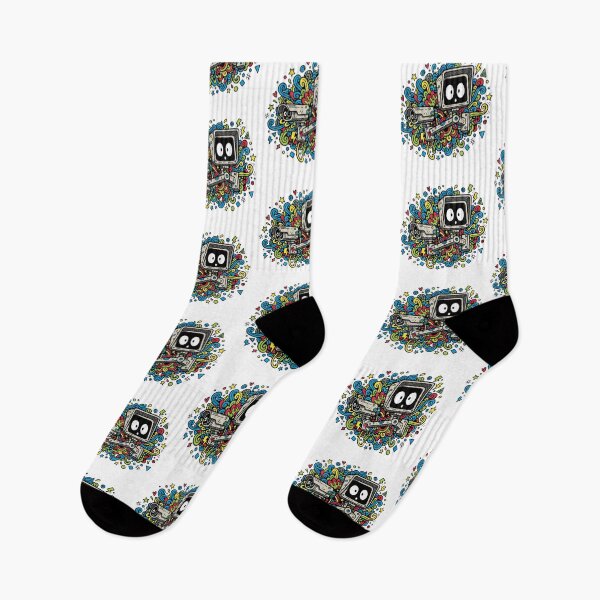 Item preview, Colorful Surveillance Pop Art – Funky Camera Characters designed and sold by AmazonSelf.