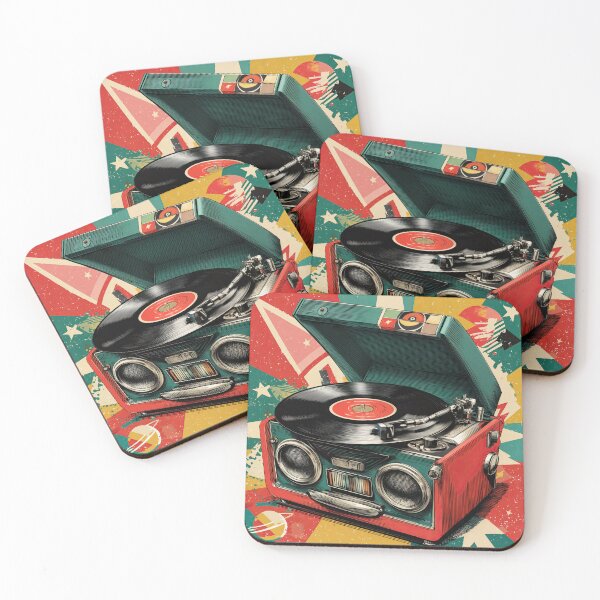 Item preview, Retro Vinyl Vibes: Space-Age Sound Explosion designed and sold by ForeverPrintsOK.