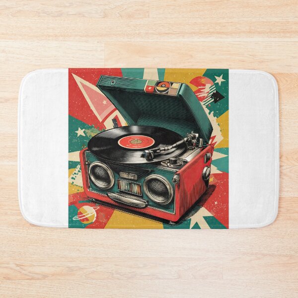 Item preview, Retro Vinyl Vibes: Space-Age Sound Explosion designed and sold by ForeverPrintsOK.