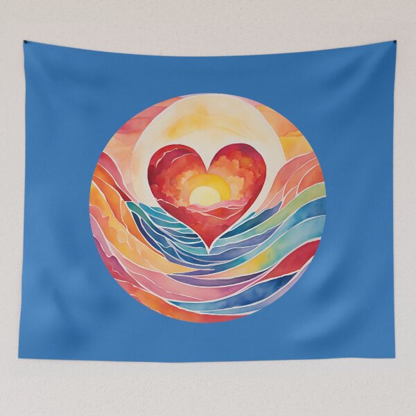 Item preview, Heart Waves-Laughter Opens the Heart  designed and sold by Laughter Yoga USA.org.
