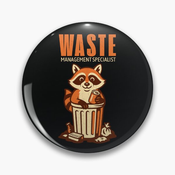 Item preview, Racoon Waste Management Specialist designed and sold by Anniko Art Studio.