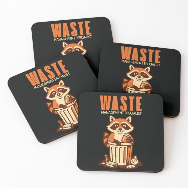 Item preview, Racoon Waste Management Specialist designed and sold by Anniko Art Studio.
