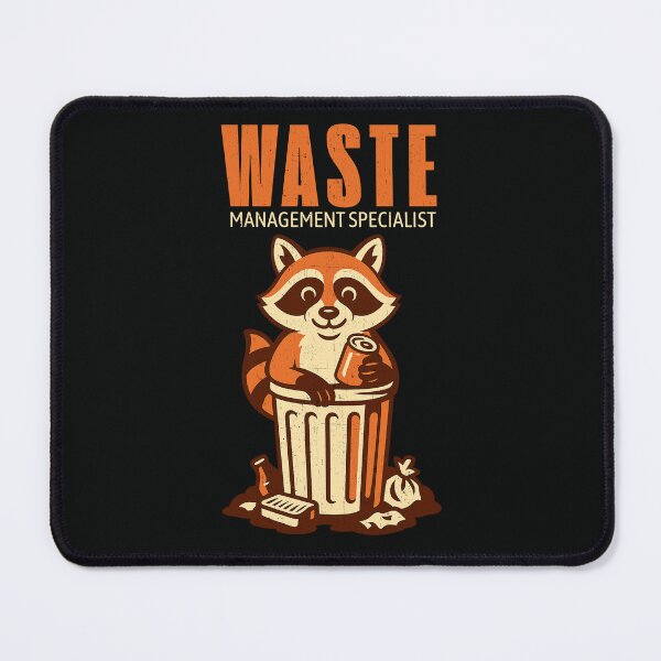 Item preview, Racoon Waste Management Specialist designed and sold by Anniko Art Studio.