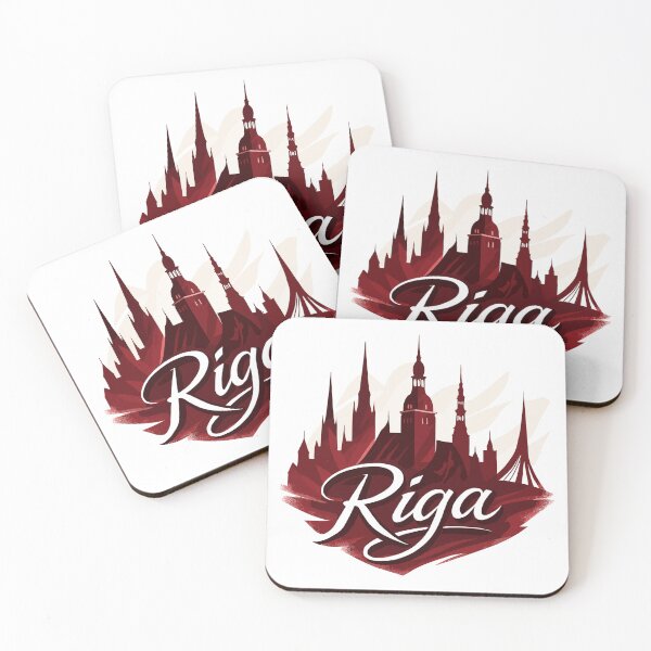 Item preview, Riga capital Latvia Baltic States gift designed and sold by Pineapple-Tree.
