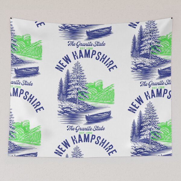 Item preview, New Hampshire | The Granite State | Est. 1788 designed and sold by SaltyLass.