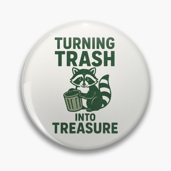 Item preview, Racoon Turning Trash Into Treasure designed and sold by Anniko Art Studio.