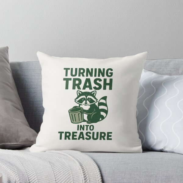 Item preview, Racoon Turning Trash Into Treasure designed and sold by Anniko Art Studio.