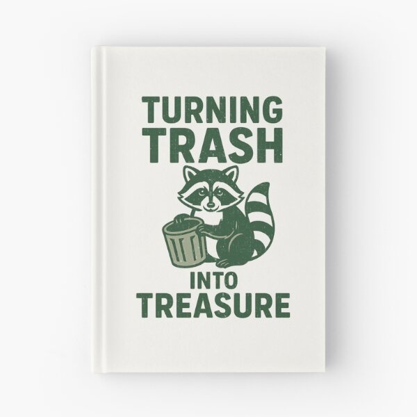 Item preview, Racoon Turning Trash Into Treasure designed and sold by Anniko Art Studio.