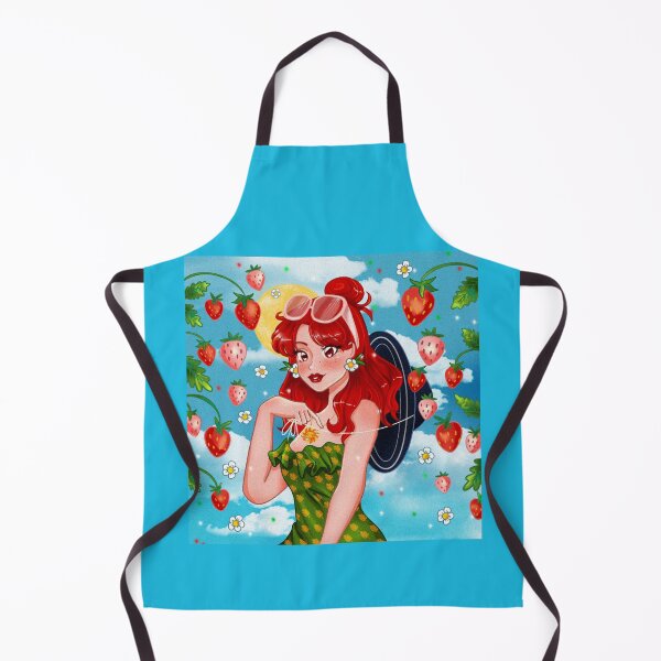 Item preview, Strawberry anime girl designed and sold by MarielaArtShop.