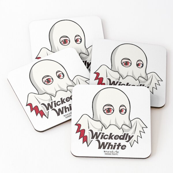 Item preview, Halloween Ghost Girl Wickedly White Kawaii Cute Spooky Design designed and sold by P-L-Sardines.